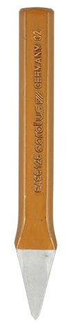 Carolus 9496.125 Cross-Cut Chisel, Flat Oval, 125x14x9 mm