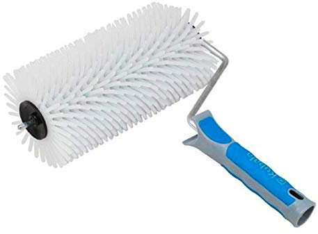 Hand Spiked Aeration Roller 230mm x 110mm. Plastic Handle (1621)