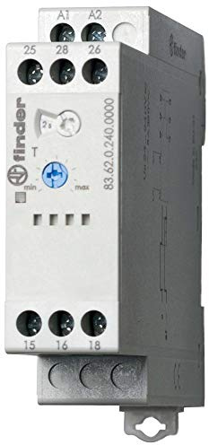 Finder 836202400000PaS Relais temporise Schrank-Boden aus bi-multi Spannung 2RT - 8 A 24 bis 240 V AC/DC - 180s 0,05s