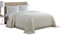 Beatrice Home Fashions Medallion Chenille-Tagesdecke, Doppelbett, elfenbeinfarben