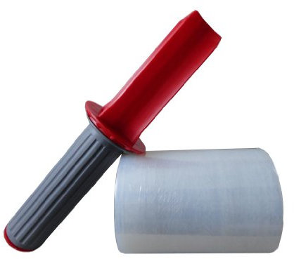 6 Rollen Mini Stretchfolie 100mm x 150m + Abroller 20my