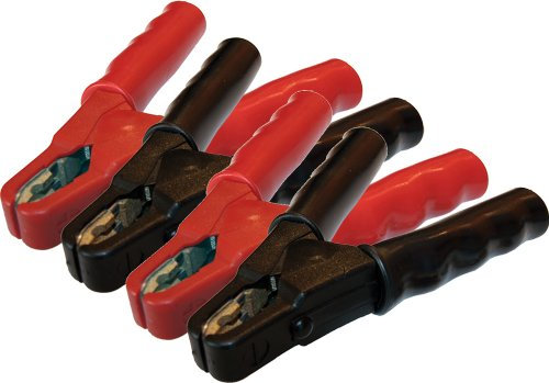 IPmediaPRO Ladezangen-Satz SZ60 (rot) und SZ61 (schwarz) / bis 600A / vollisoliert/Messing-Gusspoleinlagen