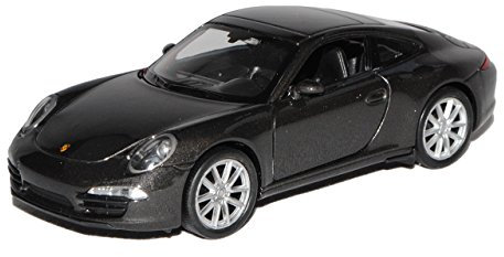 Welly Porsche 911 991 Carrera S Grau Schwarz Coupe Ab 2011 ca 1/43 1/36-1/46 Modell Auto