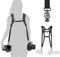 BLACKRAPID Double Breathe-Black, Comfortable & Adjustable Sling Camera Harness Strap Abdominal Support, One Size
