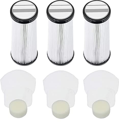SPARES2GO HEPA Filter Cartridges for Vax Power & Pet 3 4 5 6 Performance U90-PF-P-T Vacuum Cleaner (Pack of 3 Filters)