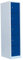 Lüllmann 5 Fächer Schließfachschrank komplett montiert grau/blau 180x41,5x50cm (HxBxT) Wertfachschrank Fächerschrank Spind Umkleideschrank 523511