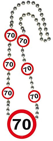 Folat 28770 - Halskette - Verkehrszeichen - Zahl 70-1 STK.