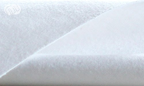 Molton Markt Tischmolton weiß 90 cm breit Lauflänge 30 m