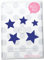 Bügelbild 5 Sterne 4 cm bis 2 cm Flockfolie kleine Aufbügler Applikationen Bügelsticker für Stoffe Textilien Kinder zum Aufbügeln Flicken, Farbe:dunkelblau