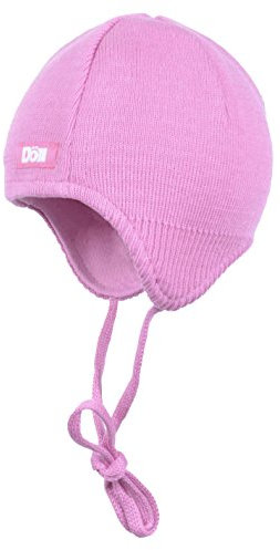 Döll Unisex Baby Strickmütze Binde - Inkamütze Strick, Gr. 39 cm, Rosa (cyclamen 2102)