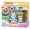 Sylvanian Families 5805 Marshmallow Mäuse Badespaß Spielset, Set mit Tierfigur, Süße Mäuse Spielfiguren, Spielzeug für Kinder ab 3 Jahren