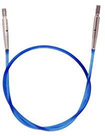 KnitPro K10632 Nadelseil Blau, 50cm Strickkabel, nylon, 25 x 0.3 x 0.3 cm