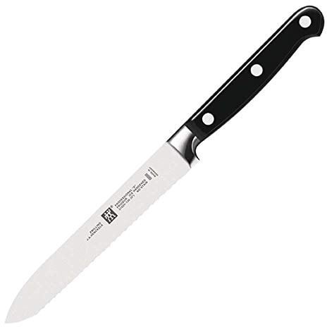 Zwilling Professional S Cuchillo Universal, Acero Inoxidable, Negro, 13cm