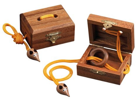 Philos 6115 - Mausefalle, Seilpuzzle, Denk- und Knobelspiel