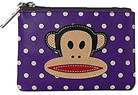 Paul Frank Julius The Monkey Unisex Kunstleder Geldborse Spotty Purple