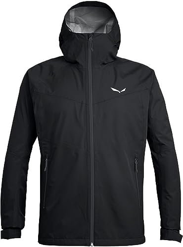 Salewa Puez (Aqua 3) Giacca, Uomo, Nero (Nero (Black Out/0730), 46/S