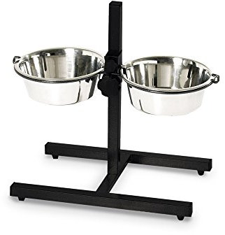 Nobby - 72830 - Support pour gamelles - 2 gamelles 4,5 l / 28 cm incluses