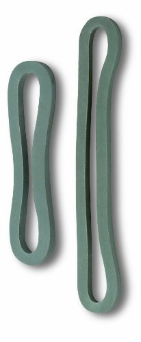 Chapuis LAST4 10-er Set Vierkant-Gummibänder für Camping - Breite 5 mm - Länge 120 mm