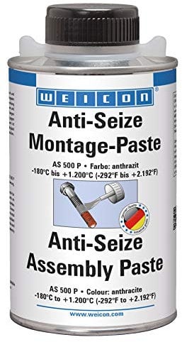 WEICON Anti-Seize Montagepaste 500 g hitzebeständiger Schutz gegen Korrosion, Festfressen und Verschleiß