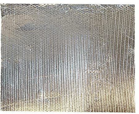 Panneaux de radiateur réfléchissants en aluminium (100 cm x 60 cm) - Isolation thermique réfléchissante - Améliore l'efficacité énergétique et empêche les pertes de chaleur à travers le mur