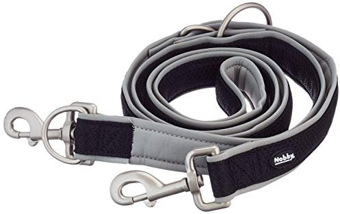 Nobby Führleine Mesh Preno, grau L: 200 cm, B: 25/35 mm, 1 Stück