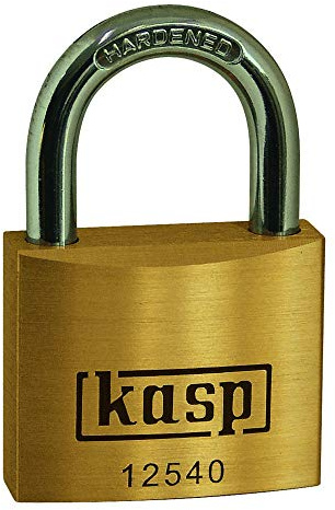 Kasp 125 Premium Brass Padlock 40mm Keyed Alike KA25402