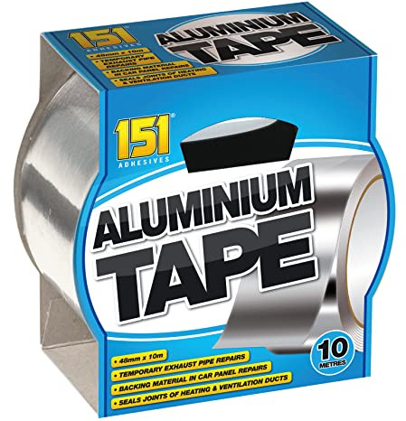 151 Products 48MM X 10M ADHESIVE ALUMINIUM FOIL TAPE PIPES...
