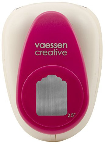 Vaessen Creative 21434-001 Stanzer Jumbo+ Preisschild | 6, 3 cm, Metal, Plastic, Purple, 13.2 x 9.5 x 7.6 cm
