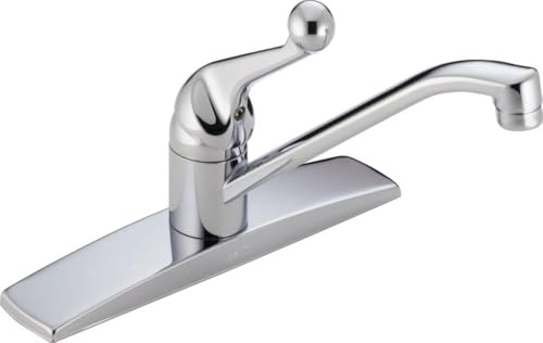 Delta Wasserhahn 100lf-wf Classic, Single Griff Küchenarmatur, chrom