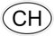 Kiwistar - Autoaufkleber - 10x6,6 cm - außen klebend - Schweiz CH 10 x 6,6cm Autoaufkleber Sticker Aufkleber KFZ Flagge Fahne