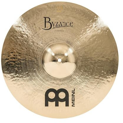 Meinl Byzance Brillant 18 Zoll Medium Crash (Video) Schlagzeug Becken (45,72cm) B20 Bronze, brilliantes Finish (B18MC-B)