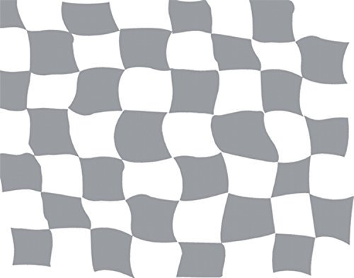 Aufkleber Flaggen-Dekor silber