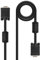 NANOCABLE 10.15.0102 - Cable SVGA con ferrita para monitor, proyector y PC, HDB15/M-HDB15/M, 1.8 m, Negro