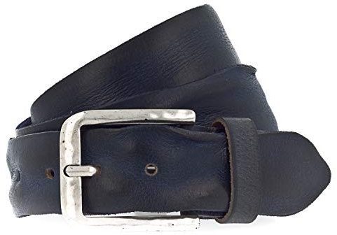 Vanzetti Ledergürtel 40 mm V4384R2482 - Marine, 100 cm