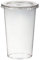 1-PACK Smoothiesbecher inkl. Deckel mit Schlitz 500 ml, Ø 95mm, PET, glasklar, 50 Stück, Polyethylenterephthalat (PET)