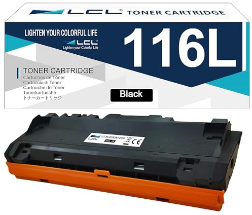 LCL D116L Schwarz Toner kompatibel für Samsung MLT-D116L MLT-D116S für Samsung Xpress M2835DW M2675FN M2885FW M2825ND M2625D M2875FD M2875FW M2825DW M2675 M2825 M2875 M2885 (1-Pack)