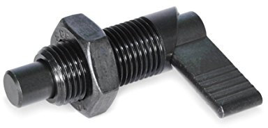 Ganter Normelemente GN 612-10-M16-AK 612-10-M16-AK-Rastriegel, brüniert, Gewinde d2: M16