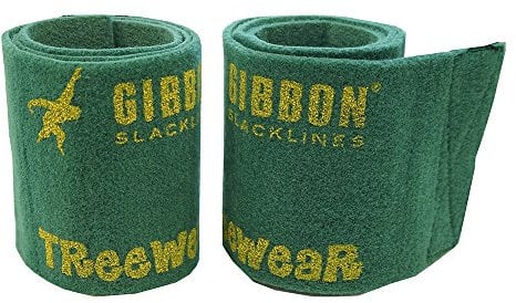 Gibbon Slacklines Tree Wear, Baumschutz, Grün, Länge: 100 cm, Breite: 16 cm, Schutz für Band und Baum