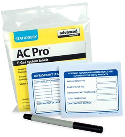 AC Pro (80037) F Gas Refrigeration System Labels