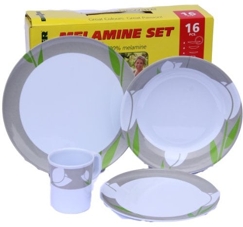 BRUNNER All Inclusive Teller aus Melamin Tulip - 16-tellig