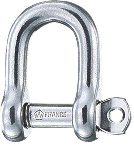 WICHARD - Manille droite à axe imperdable - 4 mm