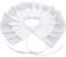 BLESSUME Spitze Hals Halskrause Halsband Weiß (White)