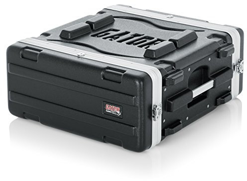 Gator Molded PE 4U 19.25 inch Deep Rack Case with Front/Rear Rails and Locking