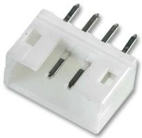 JST PH Leiterplatten-Stiftleiste Gerade, 4-polig / 1-reihig, Raster 2.0mm, Kabel-Platine, Lötanschluss-Anschluss, 2.0A x 5 Stück