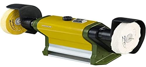 Proxxon 27180 Poliermaschine PM100 inklusiv 2 x Polierscheiben und Polierriegel , 230 Volt Anschluß