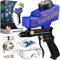 LE LEMATEC Kit de pistola de chorro de arena portátil, herramienta de chorro de arena multiusos completo con conector, punta de acero adicional y filtro de malla de medios, para limpiar el óxido