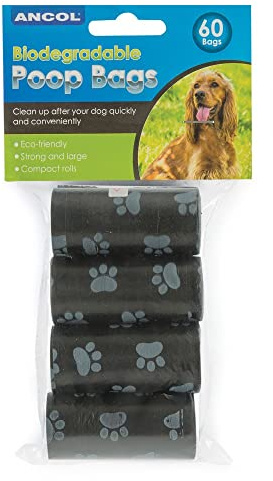 Ancol Bio-Degradable Poop Waste Bags (60)