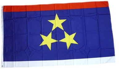 Flagge Fahne Serbien - Vojvodina 90 x 150 cm FLAGGENMAE®