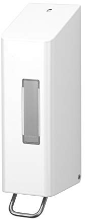 OPHARDT Hygiene 1415814 SanTRAL NSU 5 P/S Weißer Seifenspender, 600 ml, Edelstahl