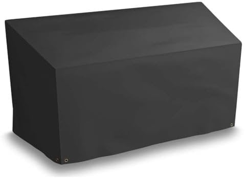 Bosmere Protector 6000 | Companion Seat Garden Cover | W 150cm D 66cm H 89cm | 100% Waterproof, UV Protected, Heavy Duty 600D | 6 Year Guarantee | D620, Black